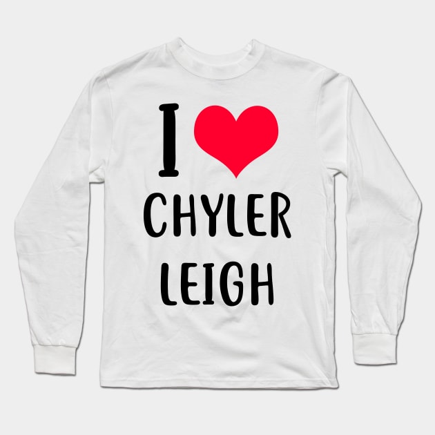 i love chyler leigh Long Sleeve T-Shirt by planetary